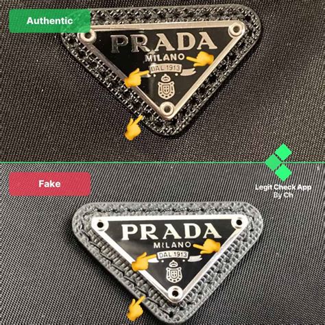 prada bags fake vs real|vintage prada bag authentication.